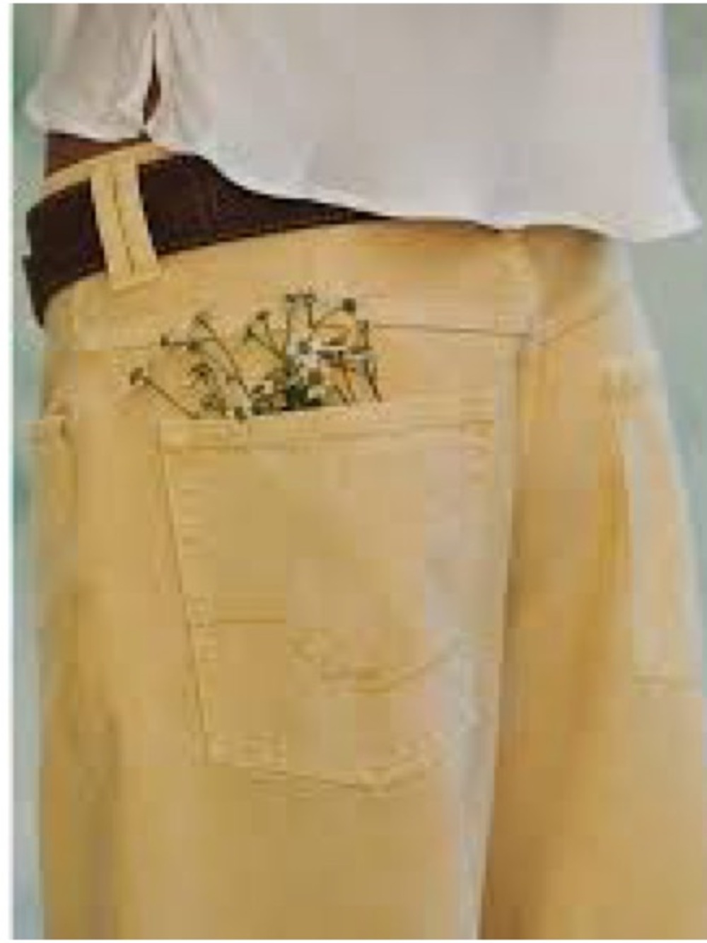 We The Free Yellow Montana Jean Shorts - Picture 13 of 14
